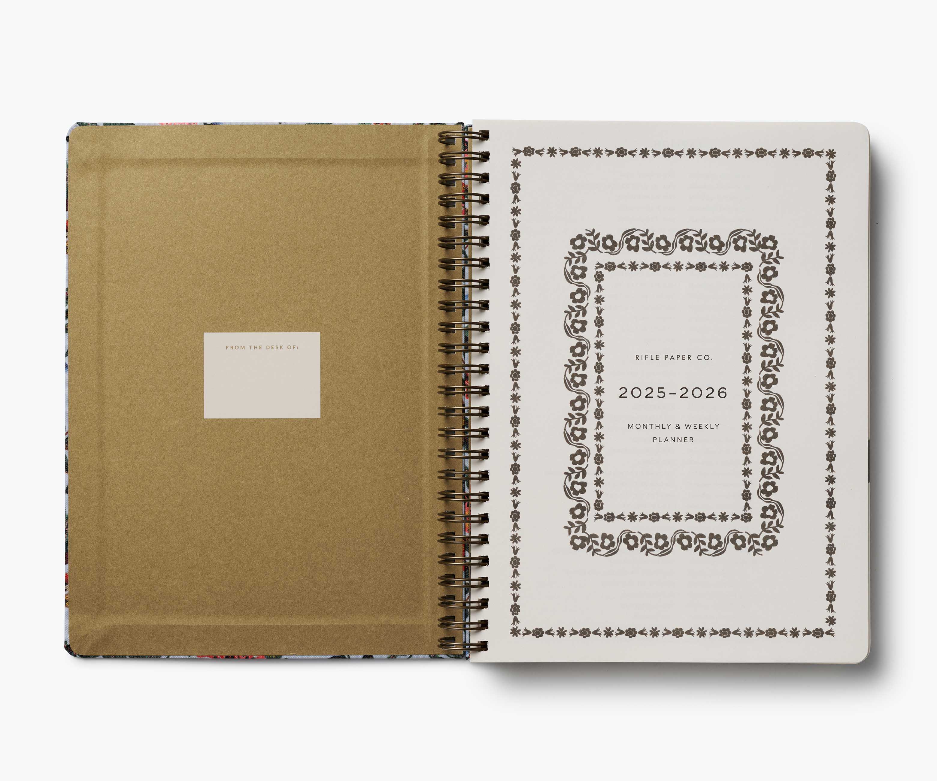 2025-2026 17-Month Academic Softcover Spiral Planner - Gracie